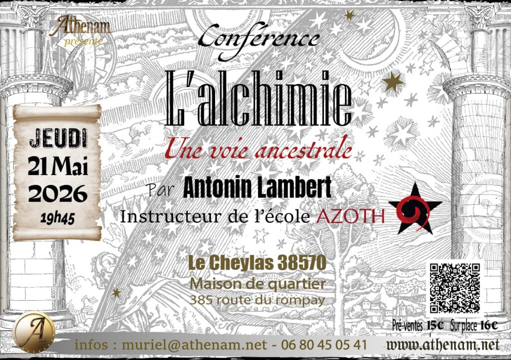 Conférence l'Alchimie avec Antonin Lambert